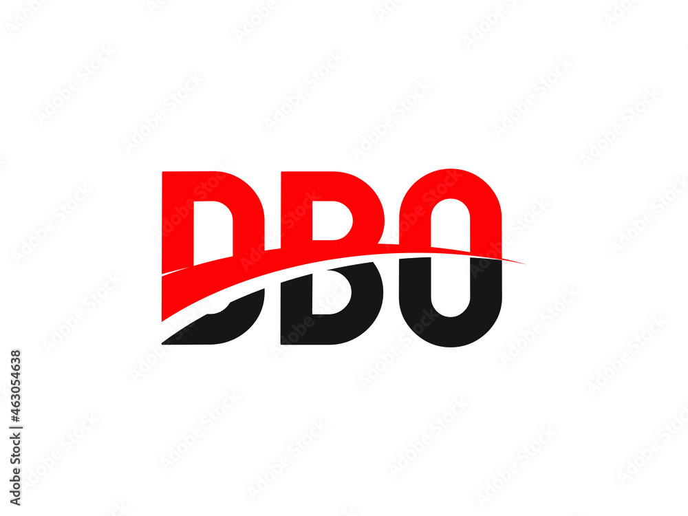 DBO Letter Initial Logo Design Vector Illustration DBO Letter Initial Logo Design Vector Illustration