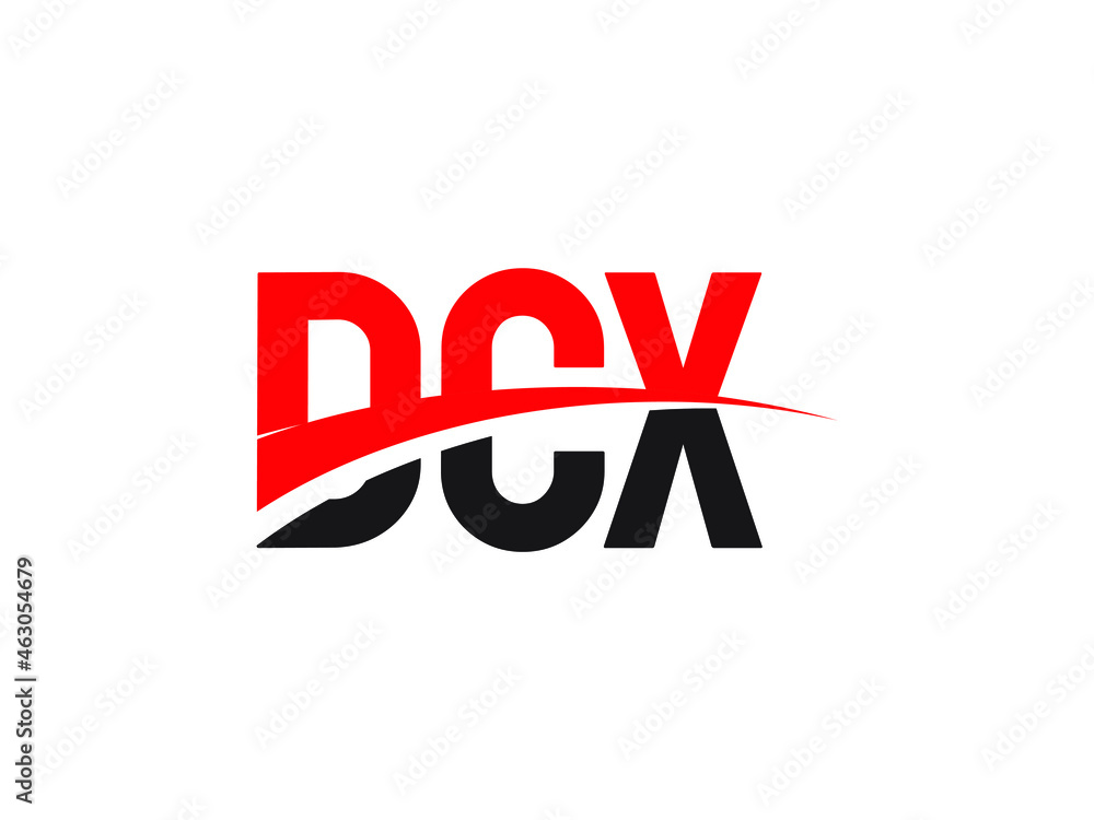 DCX Letter Initial Logo Design Vector Illustration