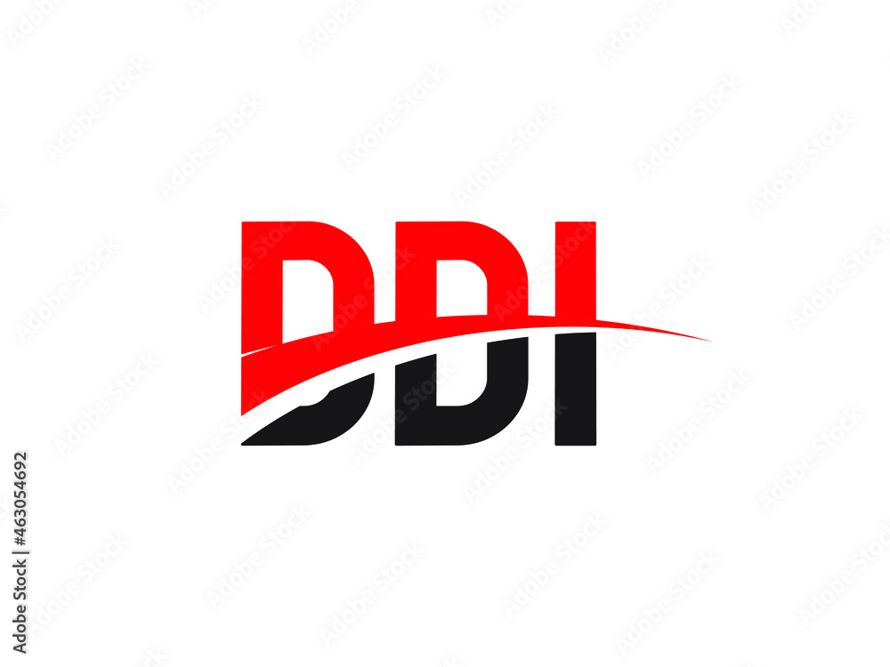 DDI Letter Initial Logo Design Vector Illustration
