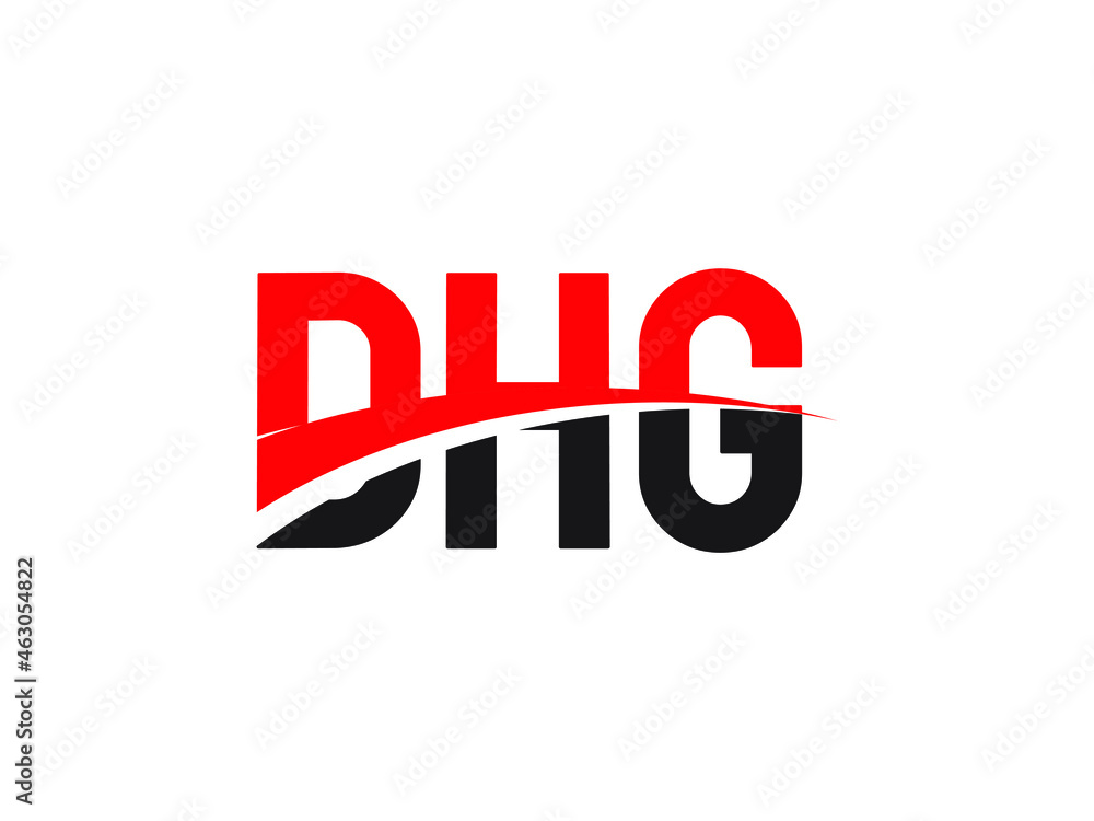 Obraz premium DHG Letter Initial Logo Design Vector Illustration
