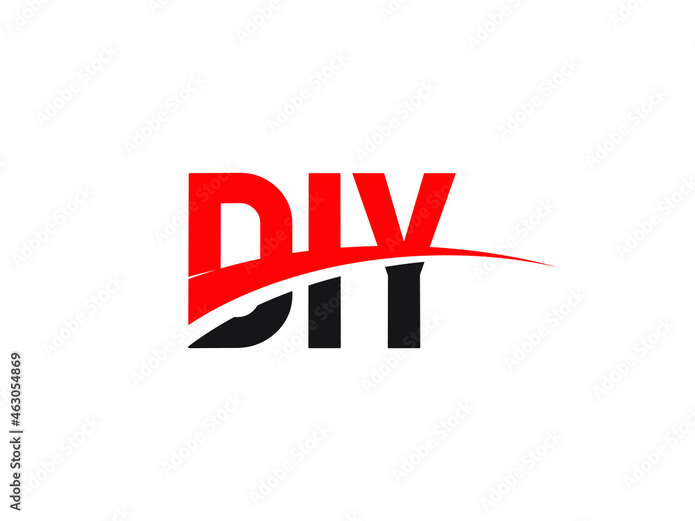 Obraz premium DIY Letter Initial Logo Design Vector Illustration