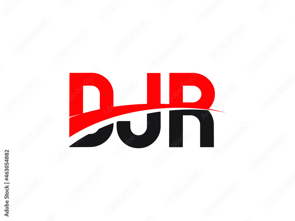 DJR Letter Initial Logo Design Vector Illustration DJR Letter Initial Logo Design Vector Illustration