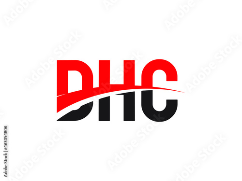 DHC Letter Initial Logo Design Vector Illustration
