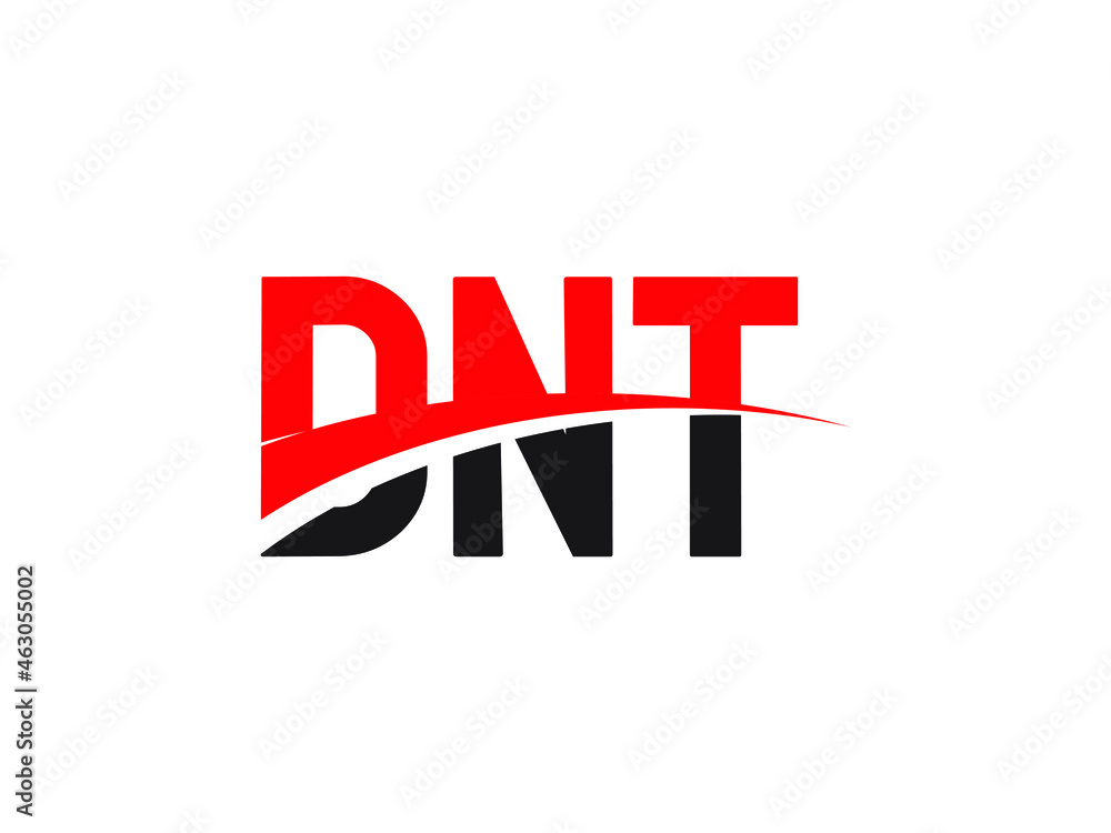 DNT Letter Initial Logo Design Vector Illustration