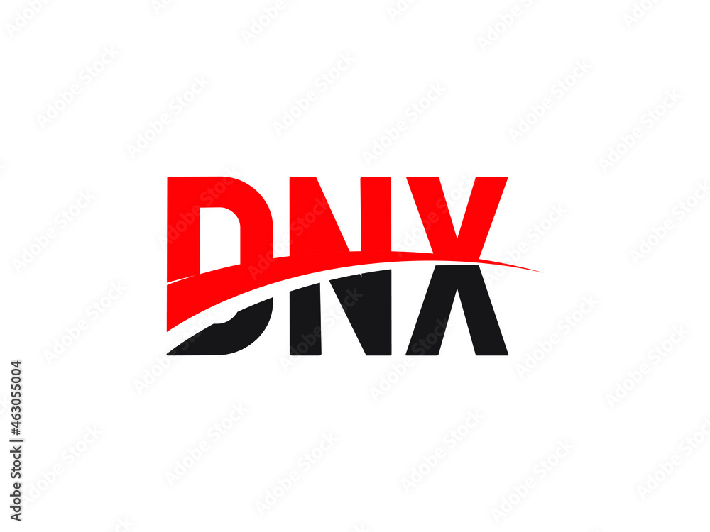 DNX Letter Initial Logo Design Vector Illustration