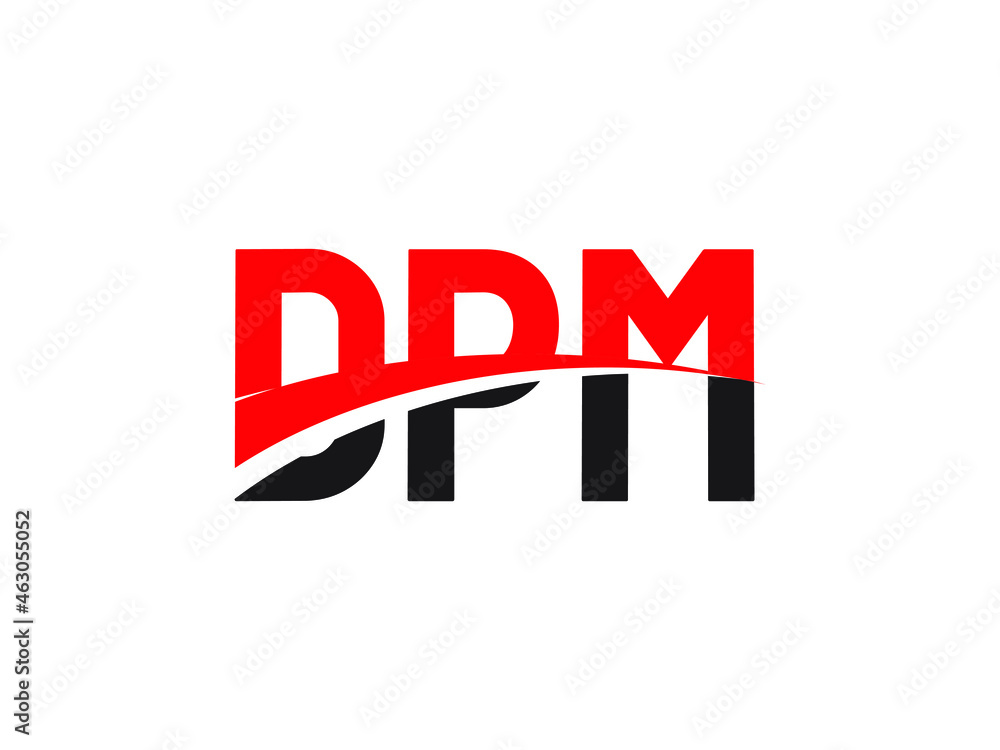 DPM Letter Initial Logo Design Vector Illustration DPM Letter Initial Logo Design Vector Illustration