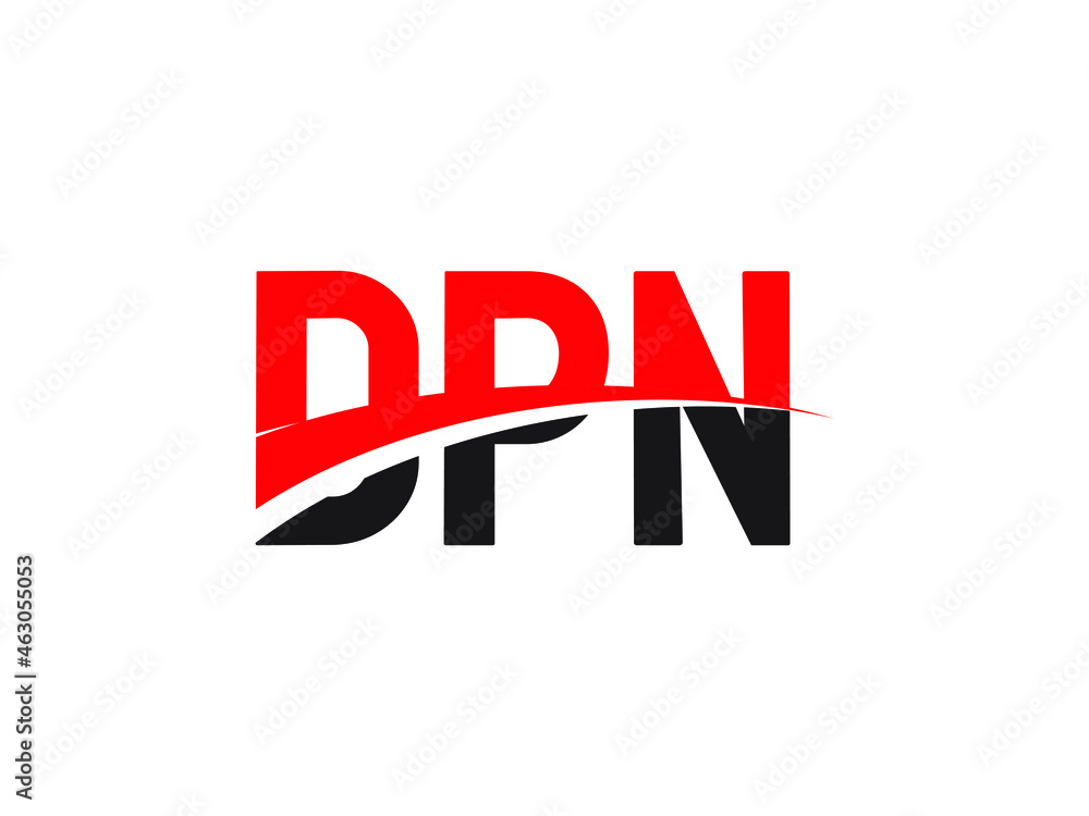 DPN Letter Initial Logo Design Vector Illustration