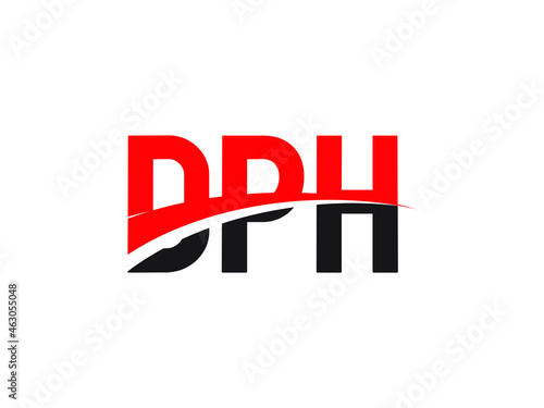 DPH Letter Initial Logo Design Vector Illustration