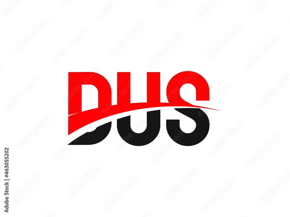DUS Letter Initial Logo Design Vector Illustration DUS Letter Initial Logo Design Vector Illustration