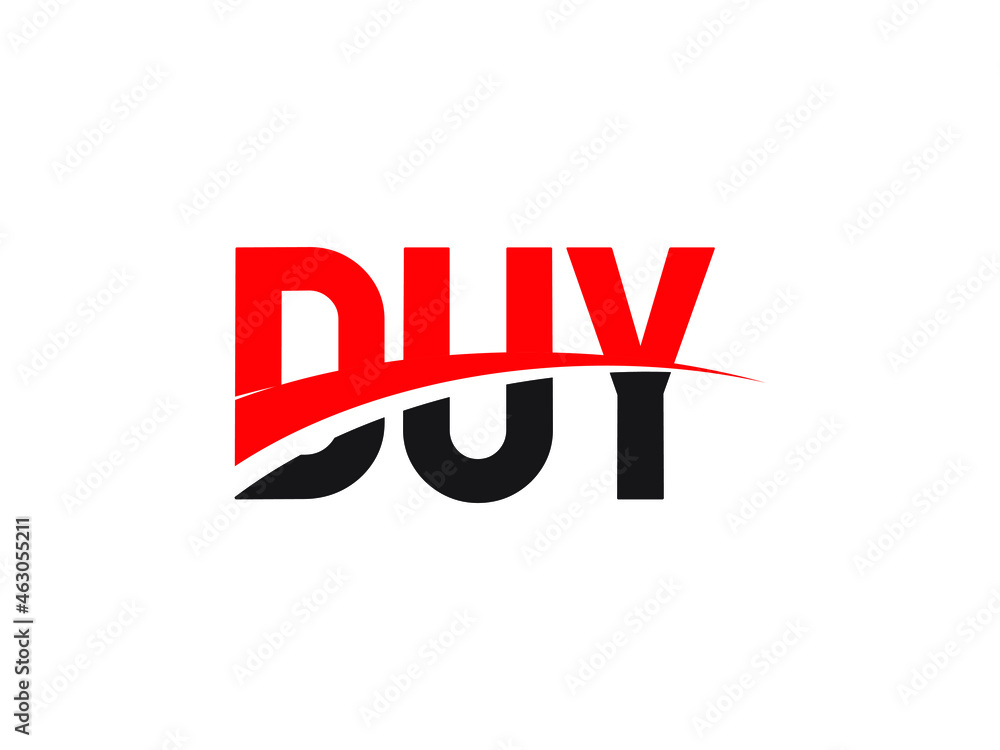 DUY Letter Initial Logo Design Vector Illustration DUY Letter Initial Logo Design Vector Illustration