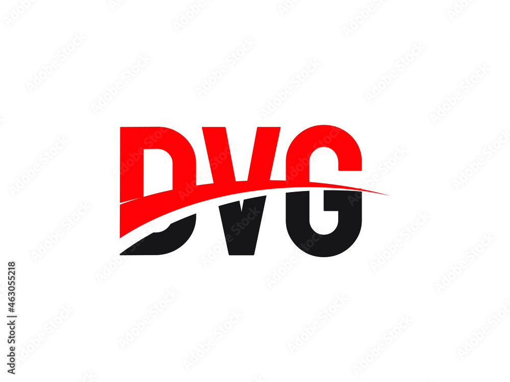 Fototapeta premium DVG Letter Initial Logo Design Vector Illustration