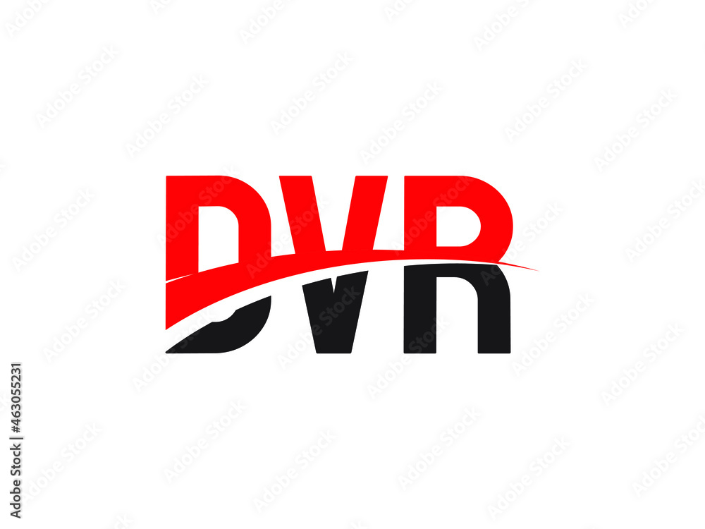 DVR Letter Initial Logo Design Vector Illustration DVR Letter Initial Logo Design Vector Illustration