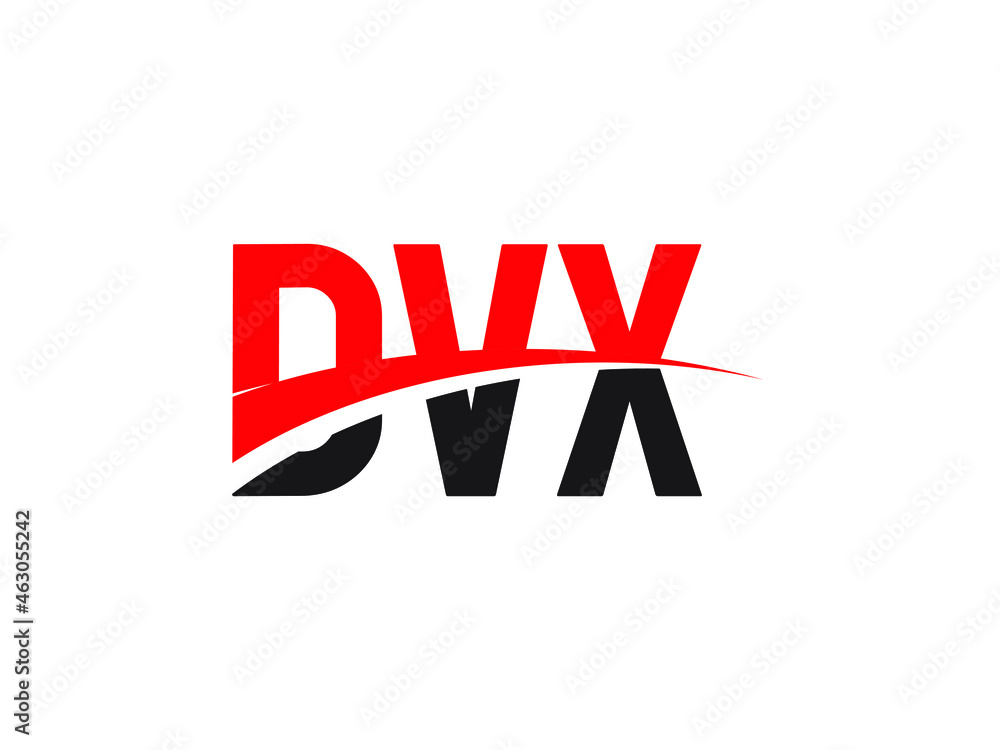 DVX Letter Initial Logo Design Vector Illustration