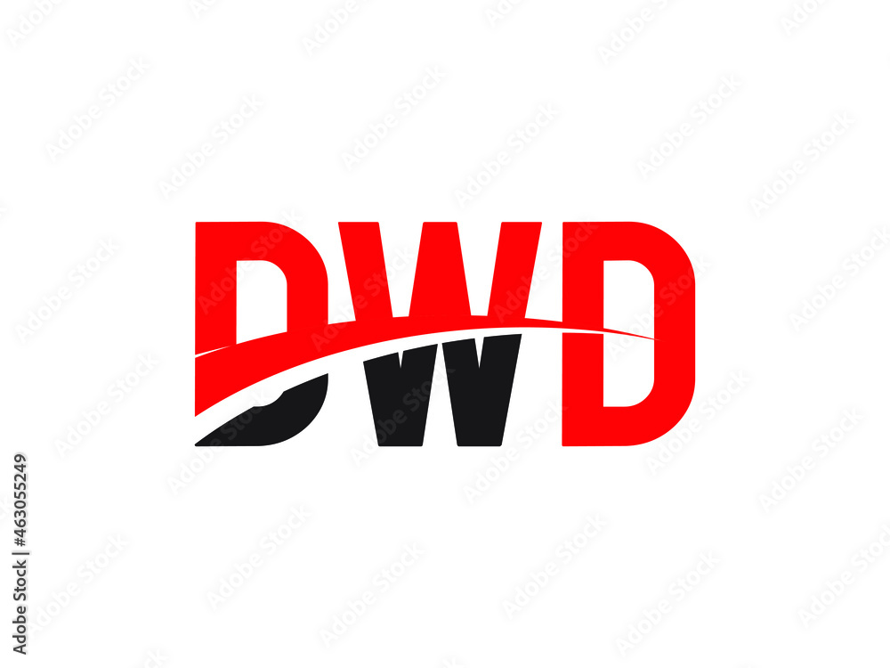DWD Letter Initial Logo Design Vector Illustration DWD Letter Initial Logo Design Vector Illustration