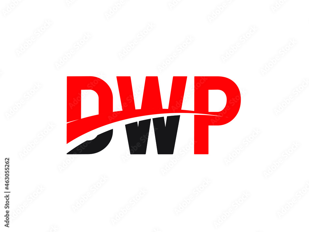 DWP Letter Initial Logo Design Vector Illustration