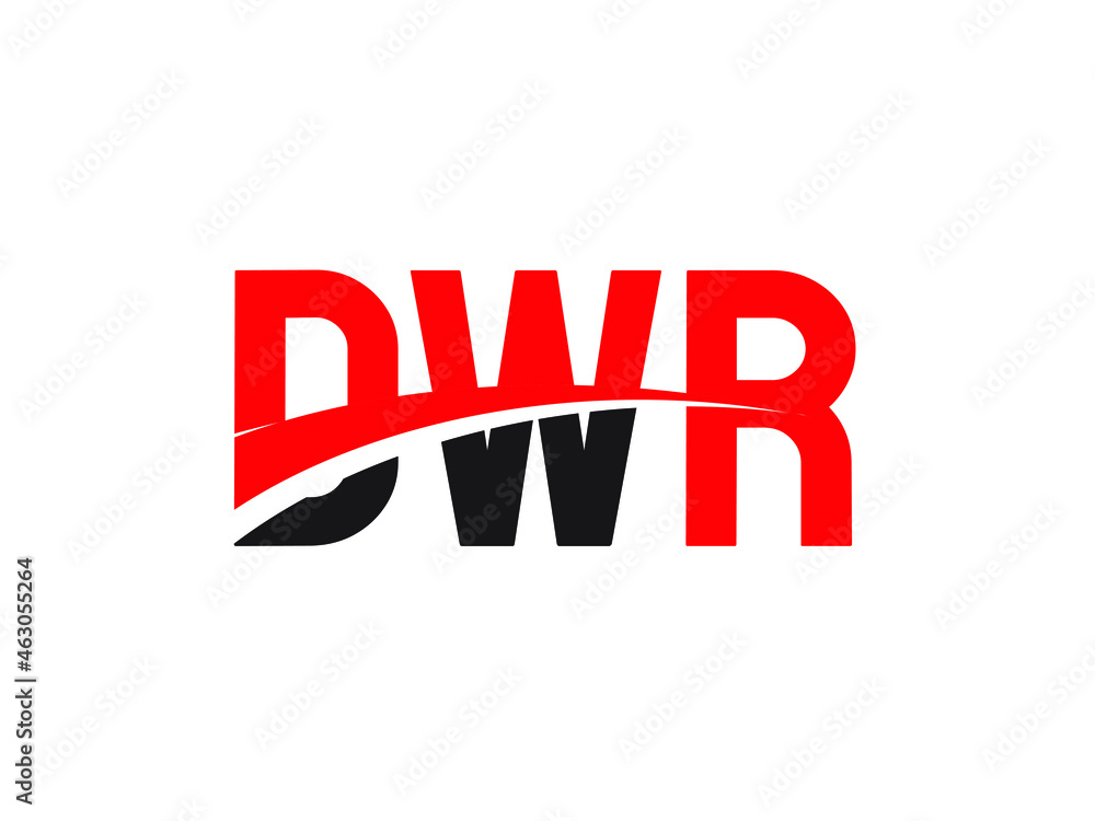 DWR Letter Initial Logo Design Vector Illustration DWR Letter Initial Logo Design Vector Illustration