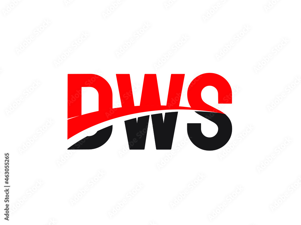 DWS Letter Initial Logo Design Vector Illustration DWS Letter Initial Logo Design Vector Illustration