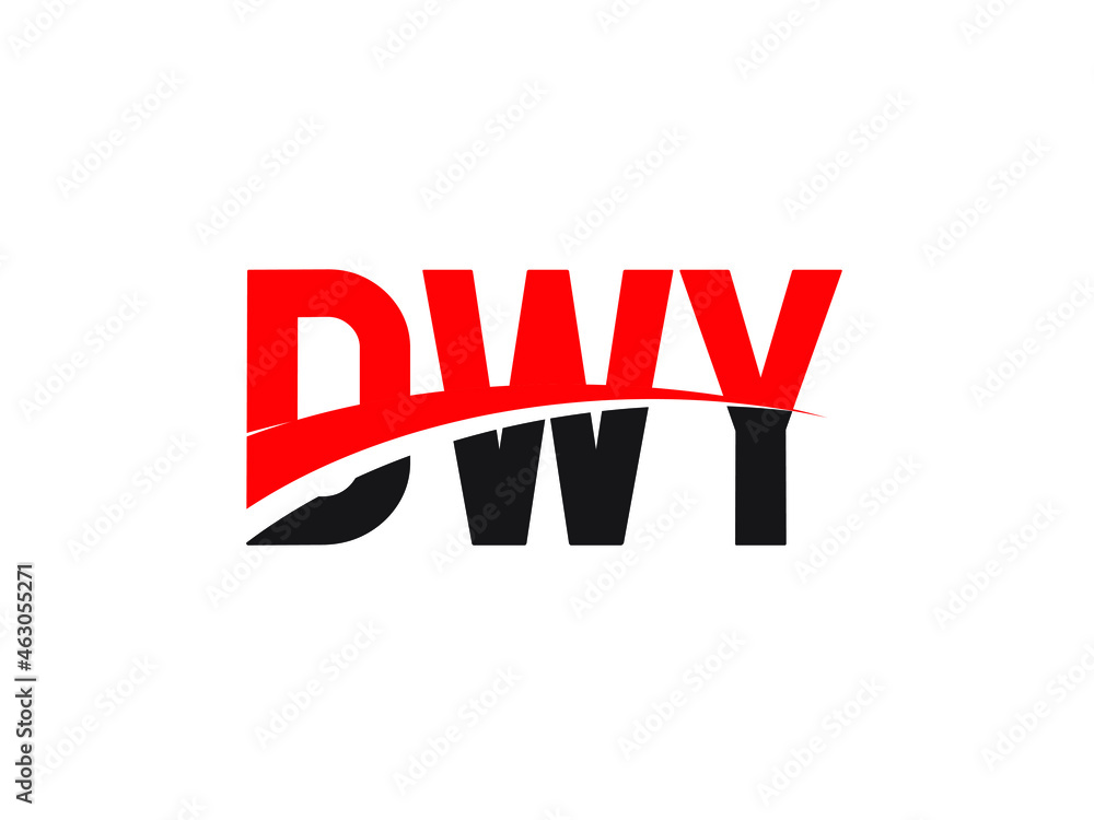 DWY Letter Initial Logo Design Vector Illustration