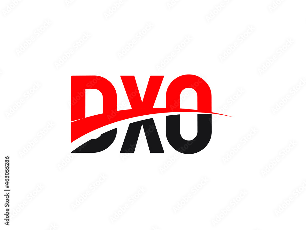 Fototapeta premium DXO Letter Initial Logo Design Vector Illustration