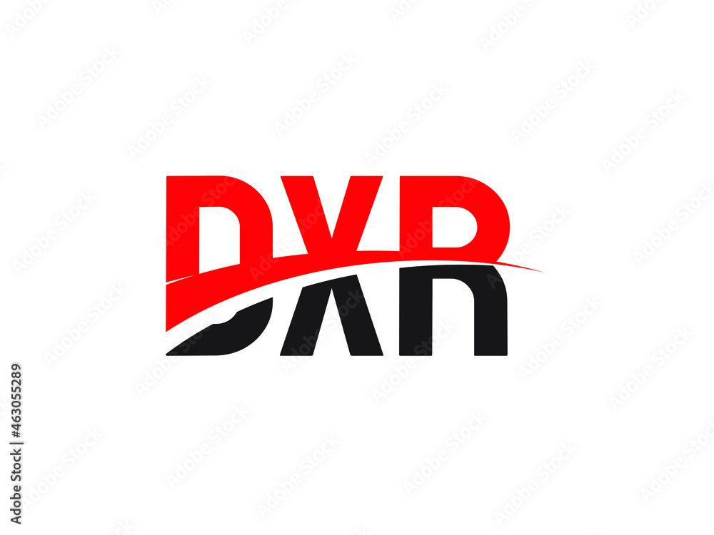 DXR Letter Initial Logo Design Vector Illustration DXR Letter Initial Logo Design Vector Illustration