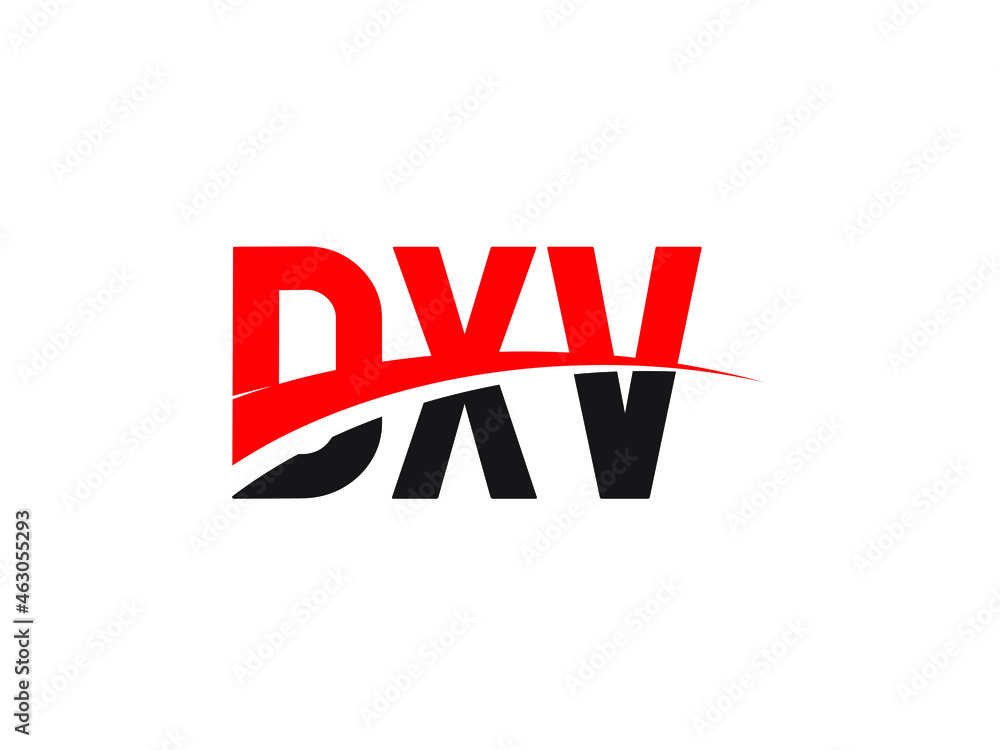 DXV Letter Initial Logo Design Vector Illustration DXV Letter Initial Logo Design Vector Illustration