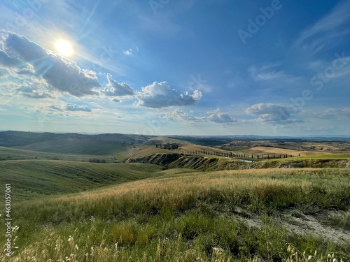 spring tuscany landscape