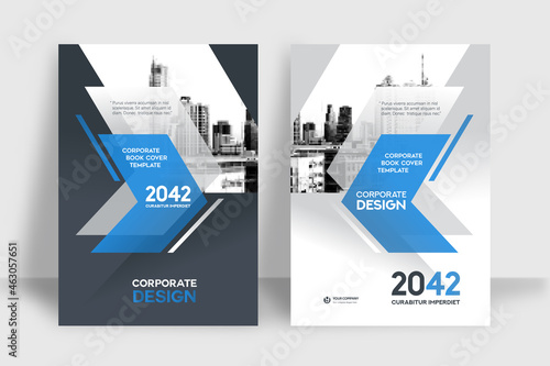 City Background Business Book Cover Design Template