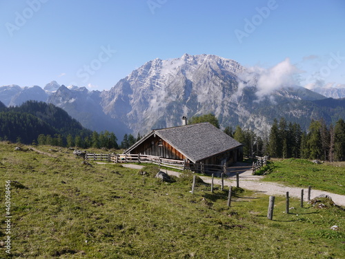 Der Blick auf den Watzmann