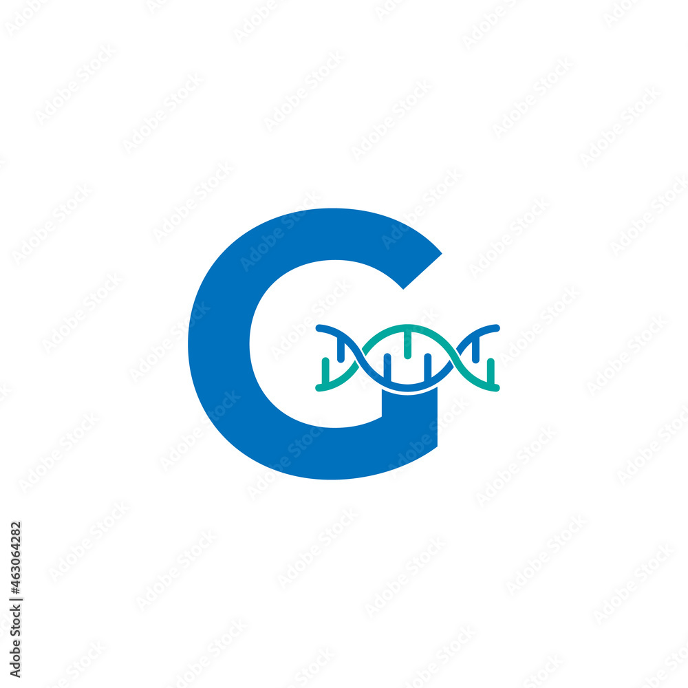 Initial Letter G Genetic Dna Icon Logo Design Template Element. Biological Illustration Initial Letter G Genetic Dna Icon Logo Design Template Element. Biological Illustration