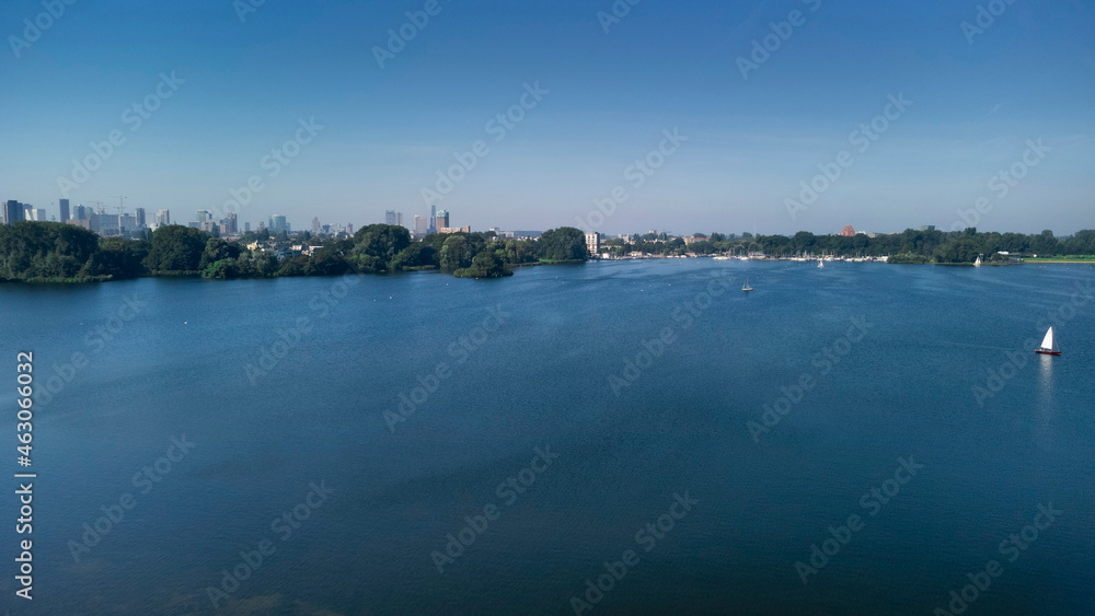 A sunny day in the Kralingse Plas.