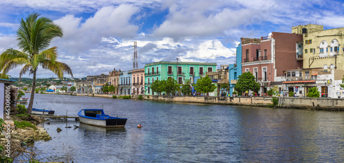 Photography Beautiful view of the San Juan River in Matanzas, Cuba