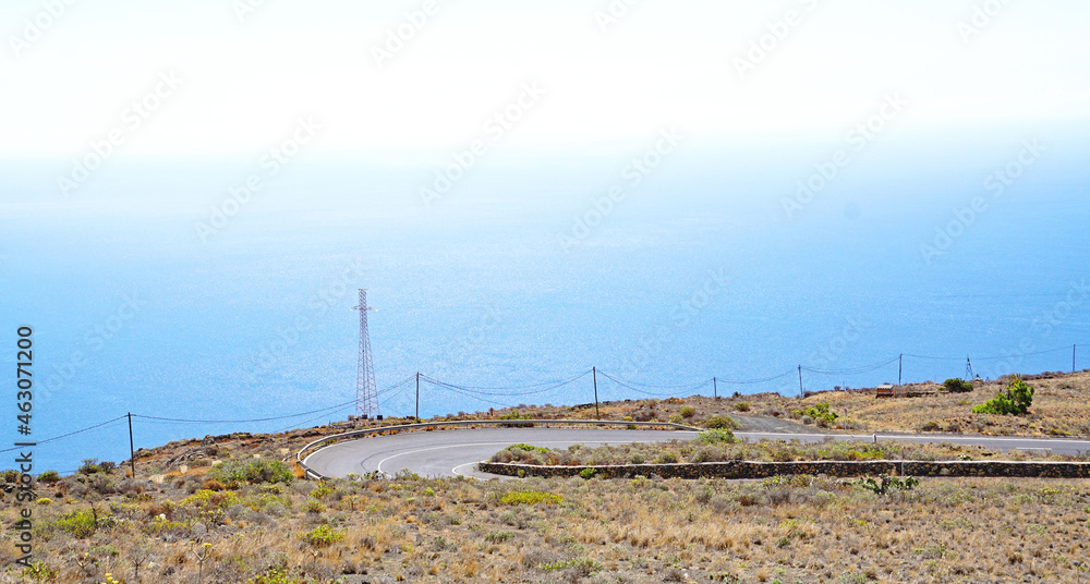 Paisaje de la Isla de El Hierro, Islas Canarias, España, Europa
