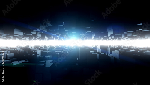 Abstract 3d futuristic corr...