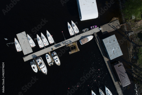 boats at the pier