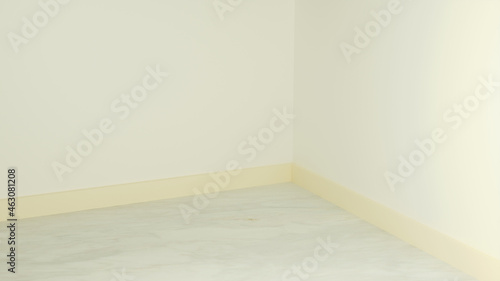 Empty interior wall room minimalist pastel color for product placement decoration
