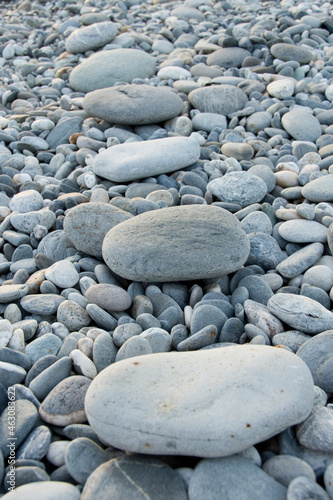 Path made from stones at the beach