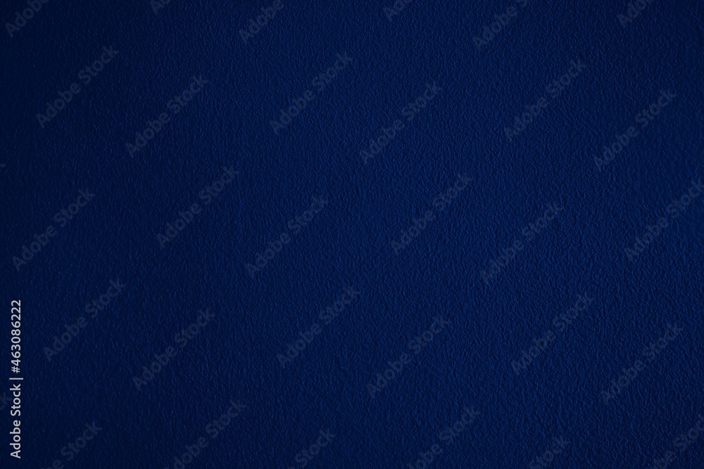 Dark blue background with decorative stucco design.  Abstract navy blue and indigo blank template for ad, card, invitation, poster, wallpaper, website, etc. - obrazy, fototapety, plakaty 