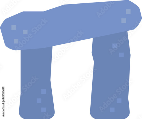 stonehenge flat icon