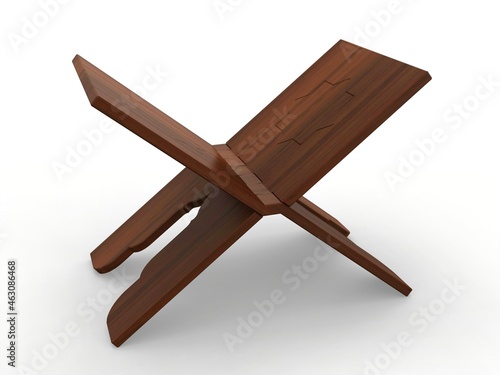 Rehal, book-rest for Koran, 3D model.