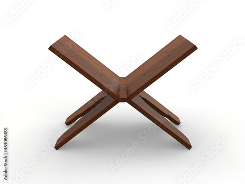 Rehal, book-rest for Koran, 3D model.