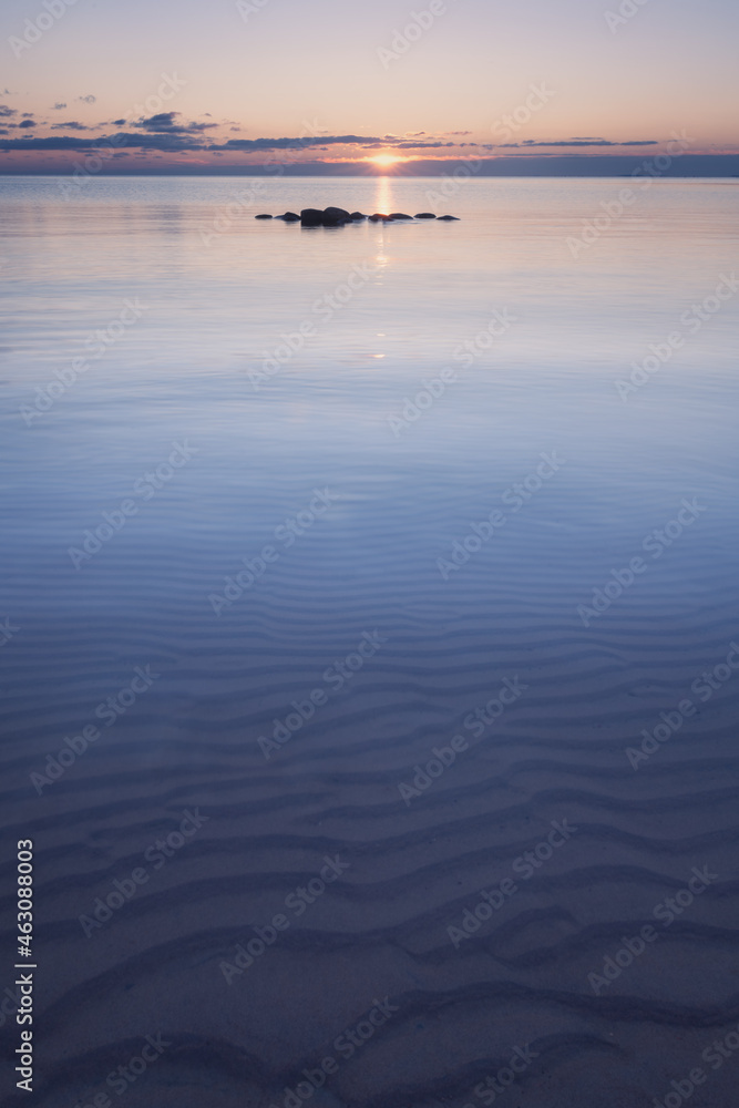 Still water. Dunes, Sestroretsk, Russia