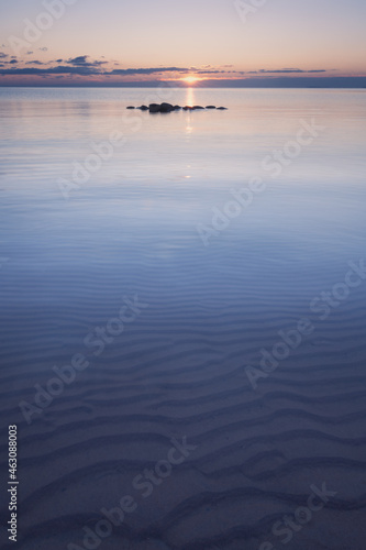 Still water. Dunes, Sestroretsk, Russia