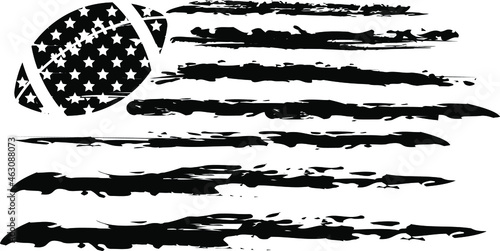 Vector of the football flag