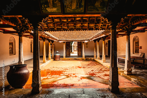 Obraz na plátně Tamilnadu Chettinadu Style Heritage Homes