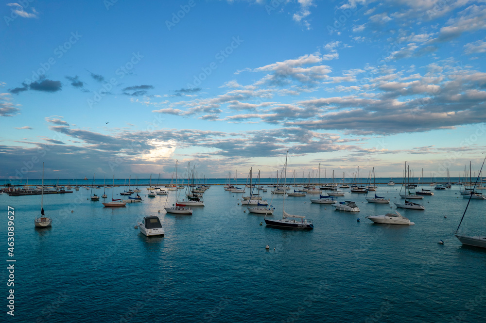 Fototapeta premium boats in the harbor