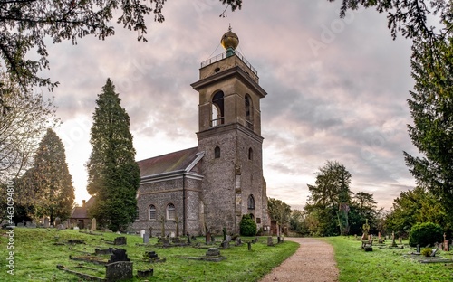 St Lawrence Church - Golden Ball - West Wycombe, Buckinghamshire, England. photo