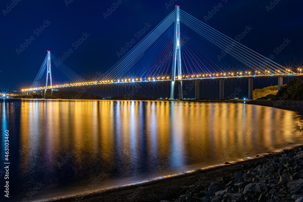 Bridge to Russian island