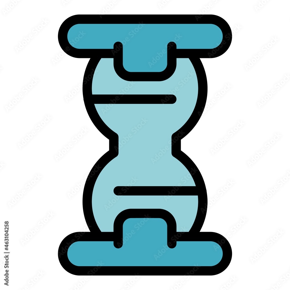 Campaign time icon. Outline campaign time vector icon color flat isolated Campaign time icon. Outline campaign time vector icon color flat isolated