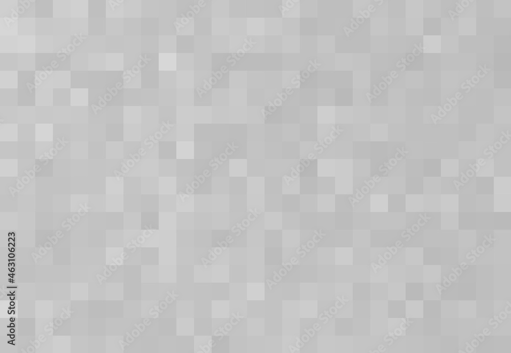 Abstract grey white background with a grid of squares, mosaic, geometric pattern.