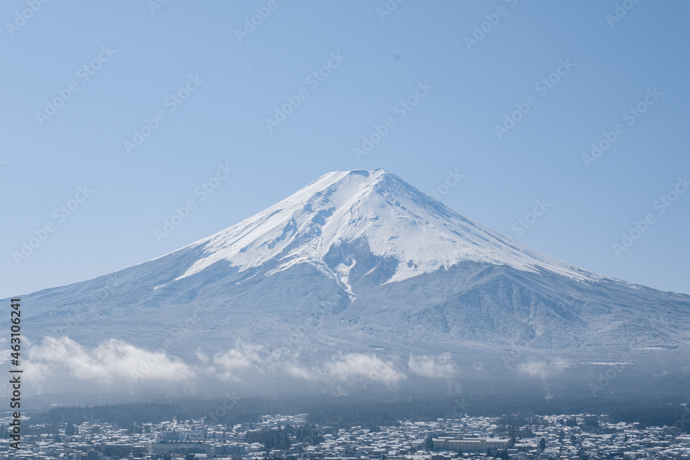新倉山浅間神社からの富士山